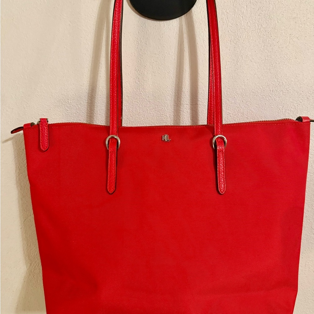 Ralph Lauren Red Tote Bag